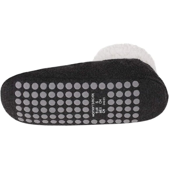 Women Skeleton Glow in The Dark Plush Fuzzy Slippers Cozy House Shoes - Picture 6 of 6